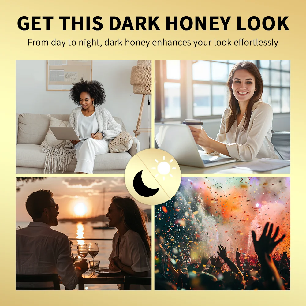 Black Honey Lipstick Long Lasting Moisturizing Natural Lip Plumper Makeup Lip Plumping Gloss Cosmetics Exfoliating for Lip - 图片 2